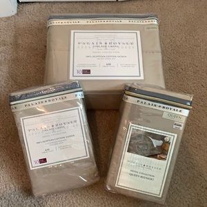 100% Egyptian Cotton Sateen Bed Set